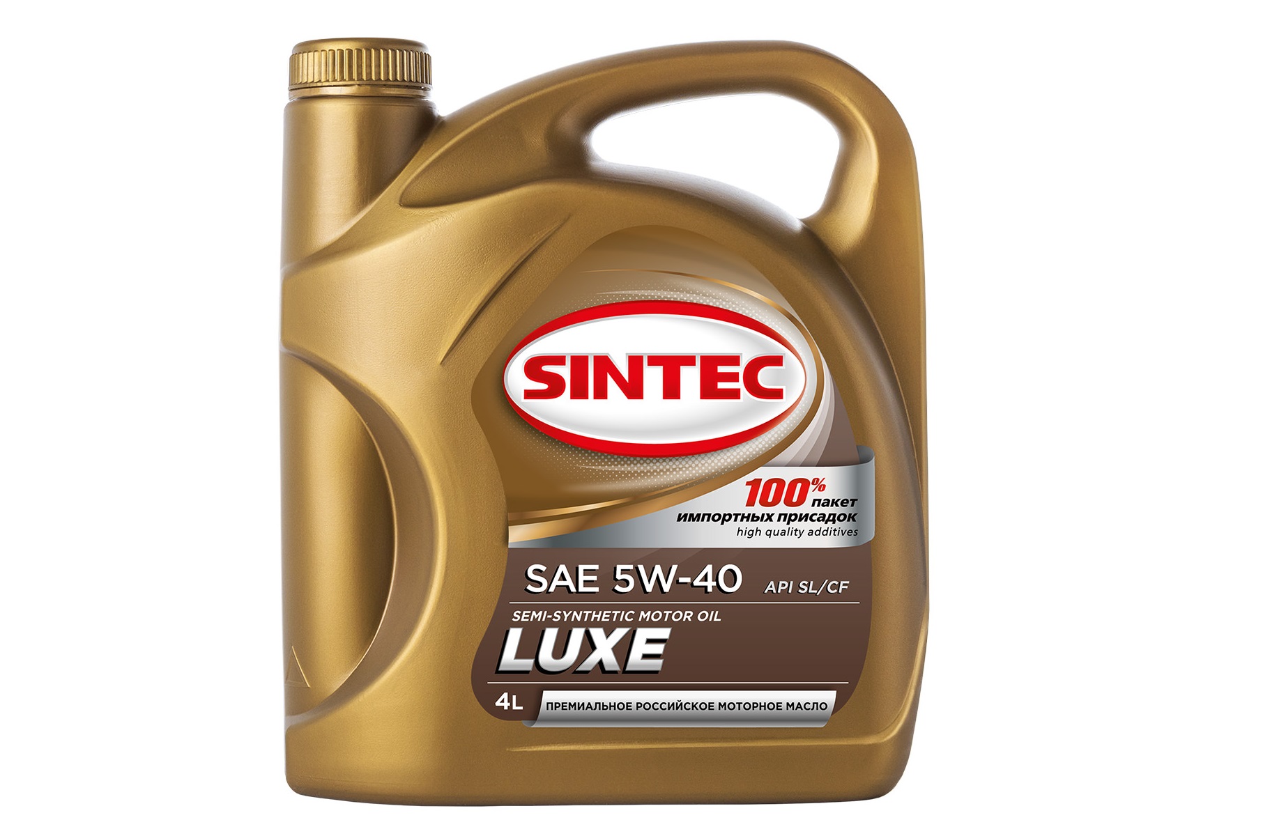 SINTEC масло ЛЮКС 5W-40 SL/CF 4л п/синт