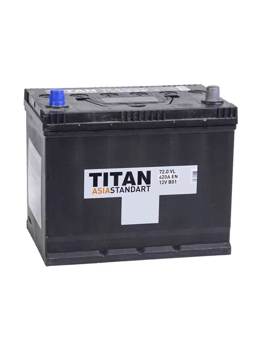 TITAN ASIA STANDART 72 Ач  (D26L) обр.п. (0) - аккумулятор для азиатских автомобилей