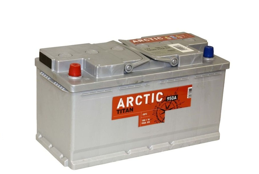 TITAN ARCTIC 100 Aч прям. п. (1) - аккумулятор легковой