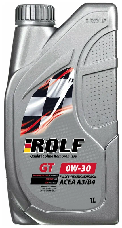 ROLF масло GT 0W30 SP A3/B4 1л синт пласт.