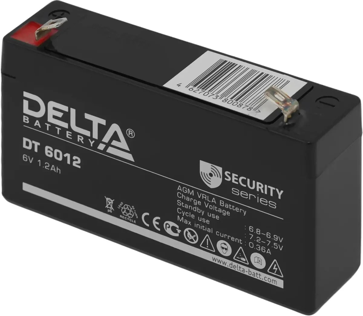 Delta DT 6012 (1.2Ач - 6В)