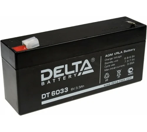 Delta DT 6033 (125) (3,3 Ач - 6В)