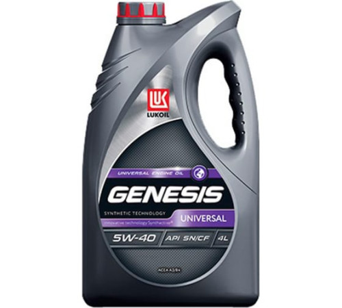 Лукойл масло GENES Universal 5w40 SN/CF 4л синт