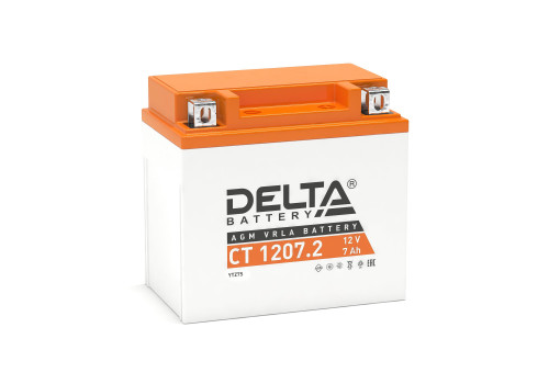 DELTA CT 1207.2 7 Ач - мото аккумулятор