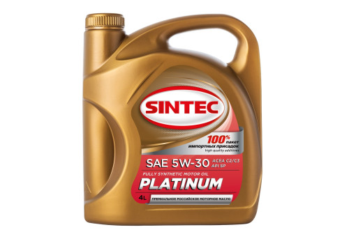 SINTEC масло Платинум 5W-30 SP/C3 4л синт