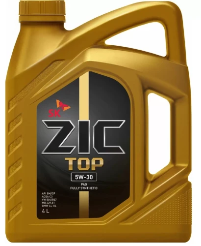 ZIC масло TOP 5W30 SL/CF/A3/B4 4л синт