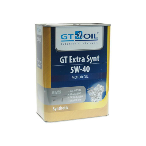 GT масло Extra Synt 5W40 SN/CF 4л синт