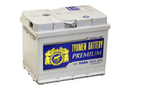 Тюмень Premium 64 Ач обр.п. (0) - аккумулятор легковой