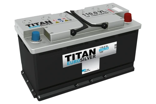 TITAN EUROSILVER 110 Ач обр.п. (0) - аккумулятор легковой