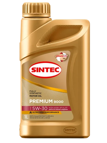 SINTEC масло ПРЕМИУМ 9000 5W-30 A3/B4 1л синт
