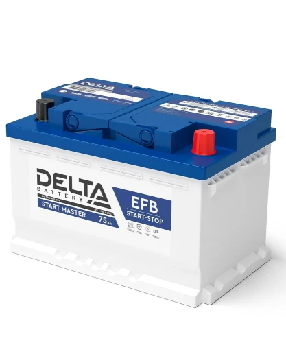 DELTA EFB Start Master 75 Ач (D26L) (0) - аккумулятор для азиатских автомобилей