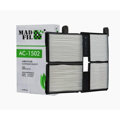 AC-1502-SET Фильтр салонный MADFIL  (CU21001/2 MAN