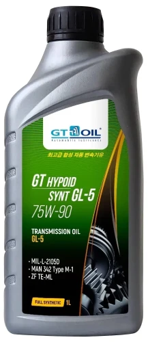 GT масло Hypoid Synt 75W-90 GL-5 1л синт
