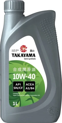 TAKAYAMA масло SN/CF 10W40 1л п\синт пласт