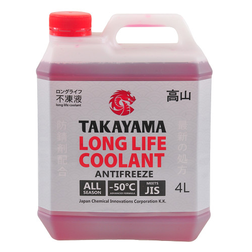 Антифриз TAKAYMA Long Life Coolant Red (-50) 4л