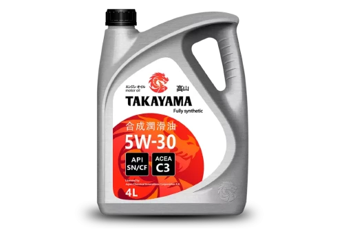 TAKAYAMA масло SN/CF C3 5W30 4л синт (пластик)