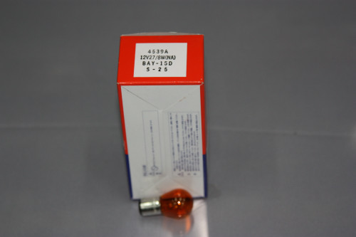Koito лампа 12V27/8W (S25) 4539A оранжевая цоколь S25