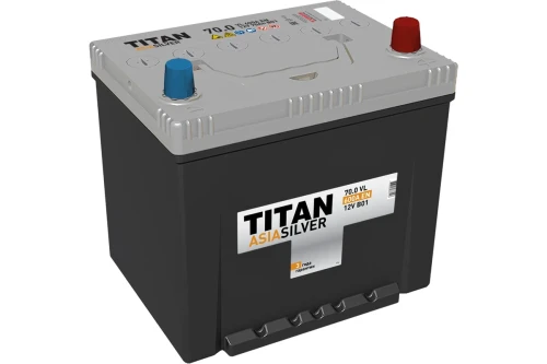 TITAN SILVER 70 Ач (D 23 L) обр.п. (0) - аккумулятор для азиатских автомобилей