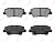 AVANTECH колодки дисковые AV4403 (PN-25001) тормозные