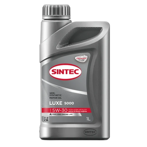 SINTEC масло ЛЮКС 5000 5W-30 SL/CF 1л п/с