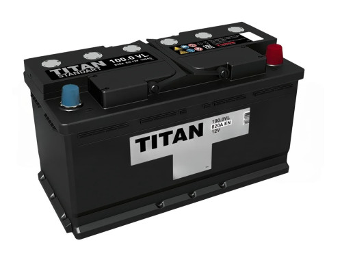 TITAN STANDART 100 Ач прям .п (1) - аккумулятор легковой