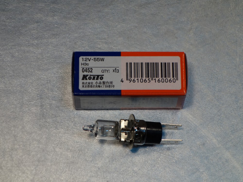 Koito лампа H3C 12V55W 0452 цоколь H3C