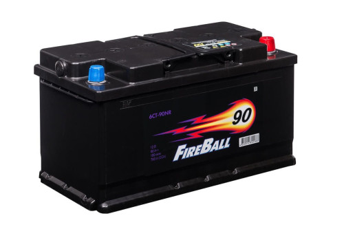 Аккумулятор легковой FireBall 90 Ач прям.п. (1) по цене 8&nbsp;630 ₽