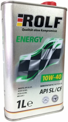 ROLF масло Energy 10W40 SL/CF 1л п/с мет