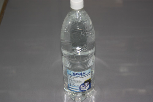 Вода дистиллированная 1.5 л.