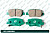 G-Brake колодки дисковые GP-02296 (PN-1838) тормозные