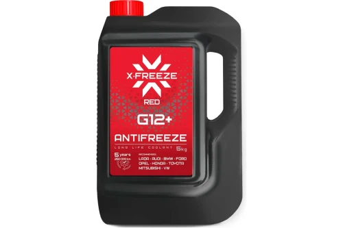Антифриз X-FREEZE RED G12 (красный) 5кг